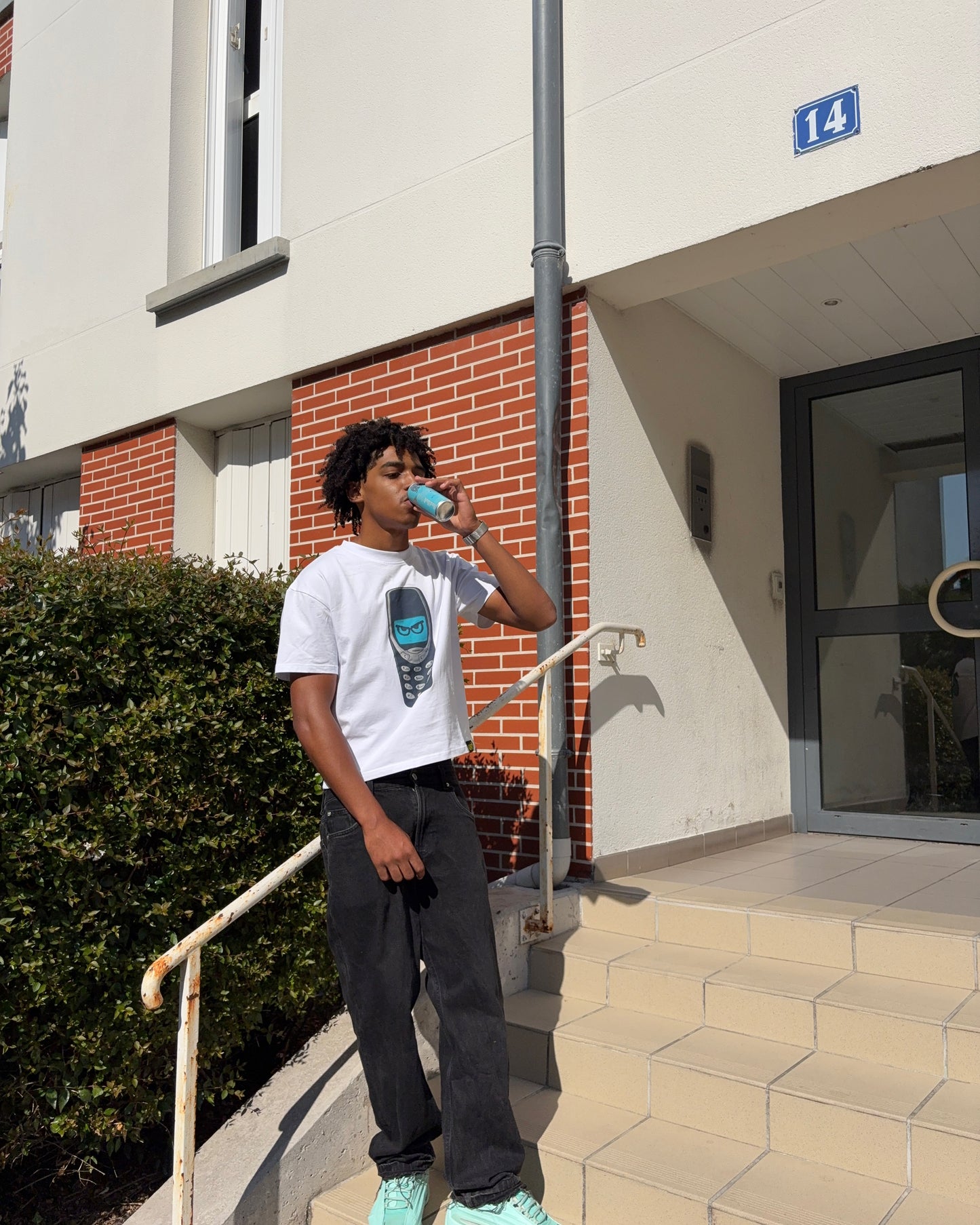 BABY BLUE VYSION SHIRT