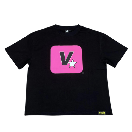 FIVE STARS TEE BLACK & PINK [PRE ORDER]