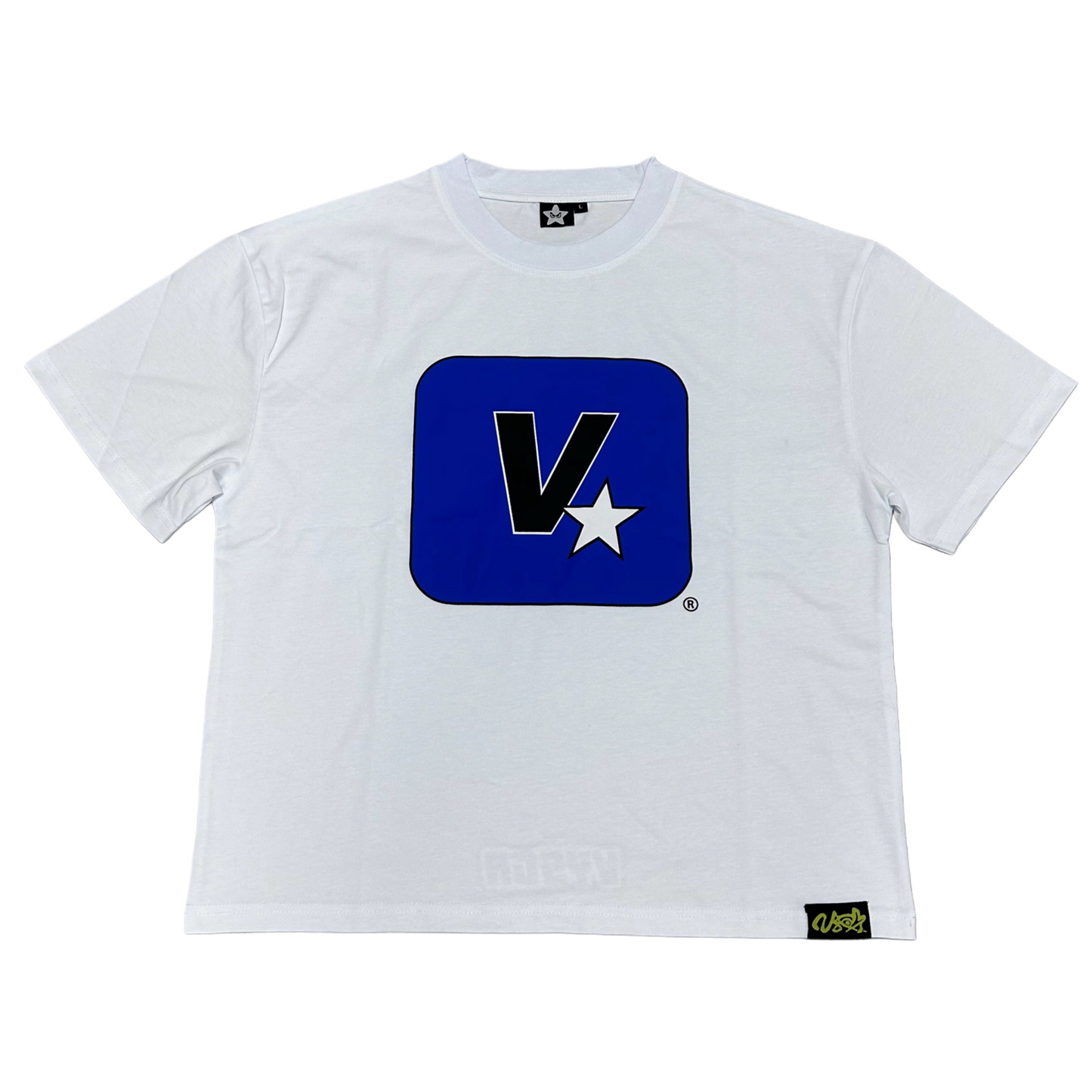 FIVE STARS TEE WHITE & BLUE [PRE ORDER]