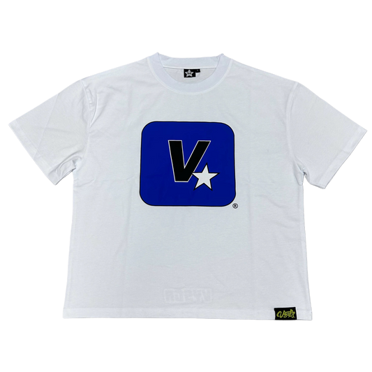 FIVE STARS TEE WHITE & BLUE [PRE ORDER]